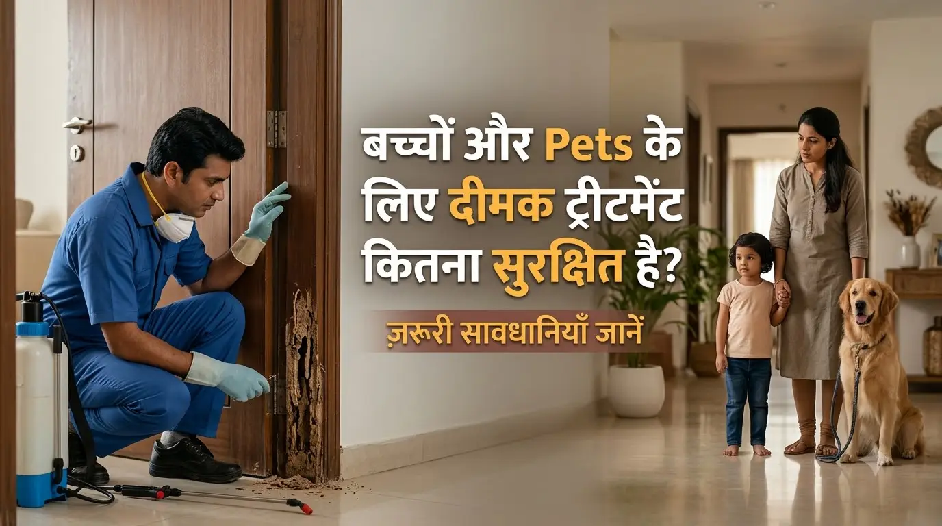 Wondering if anti-termite treatment is safe for your children and pets? Discover how modern odorless, CIB-approved chemicals and precision drill-and-fill methods eliminate termites without harming your family.